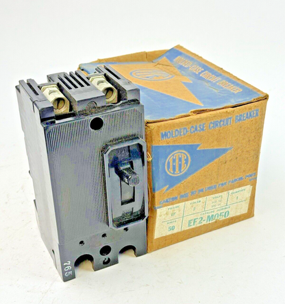 ITE / GOULD - EF2-M050 - MOLDED CASE CIRCUIT BREAKER - 2 POLE, 600 VAC, 50 A