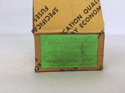 ECONOMY LENR 2-1/2 ECON-LIMITER CLASS RK5 FUSE 250VAC 2-1/2AMP (BOX OF 10)