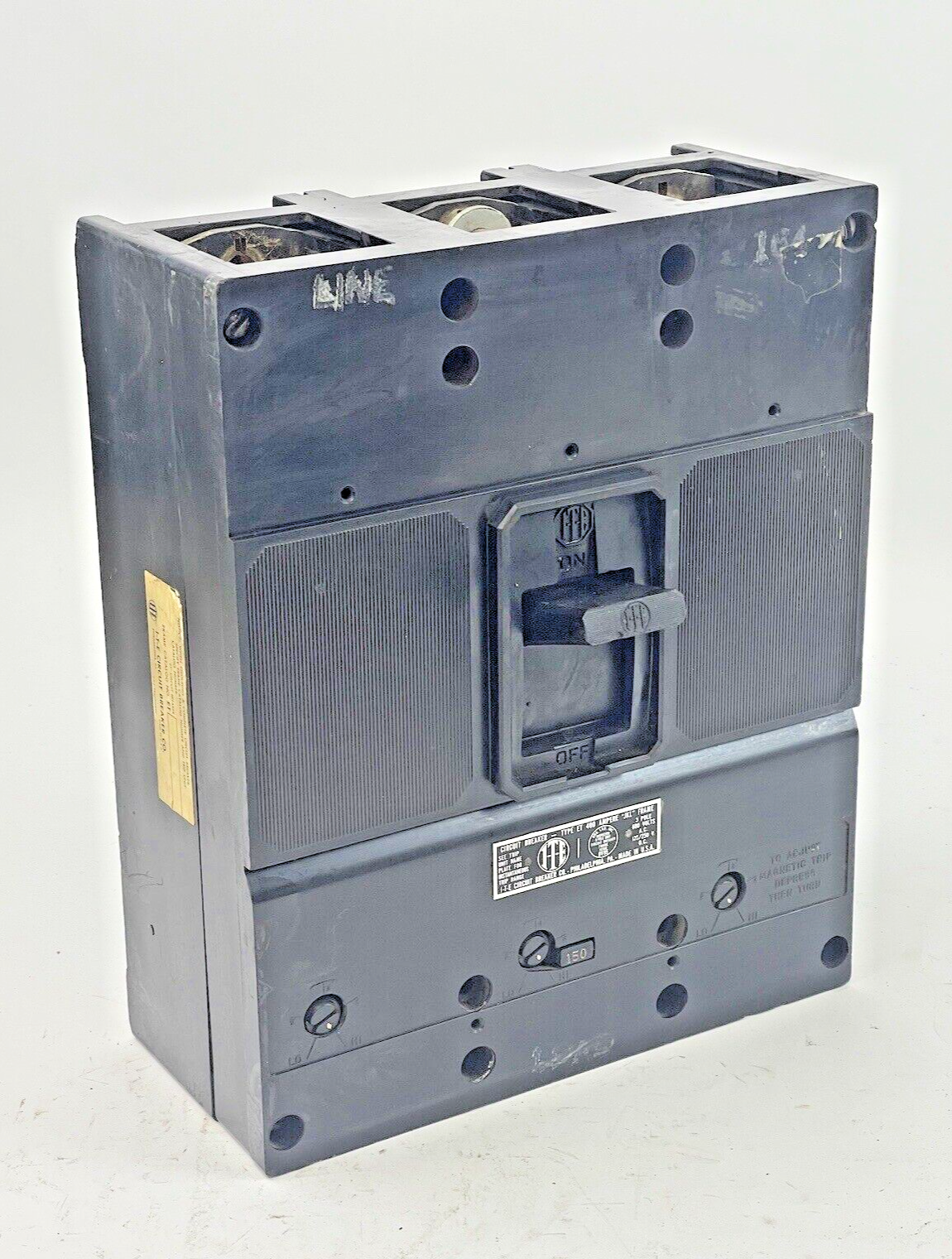 ITE / SIEMENS - TYPE ET 400 AMP JKL FRAME - CIRCUIT BREAKER -600 VAC W/ 150 TRIP