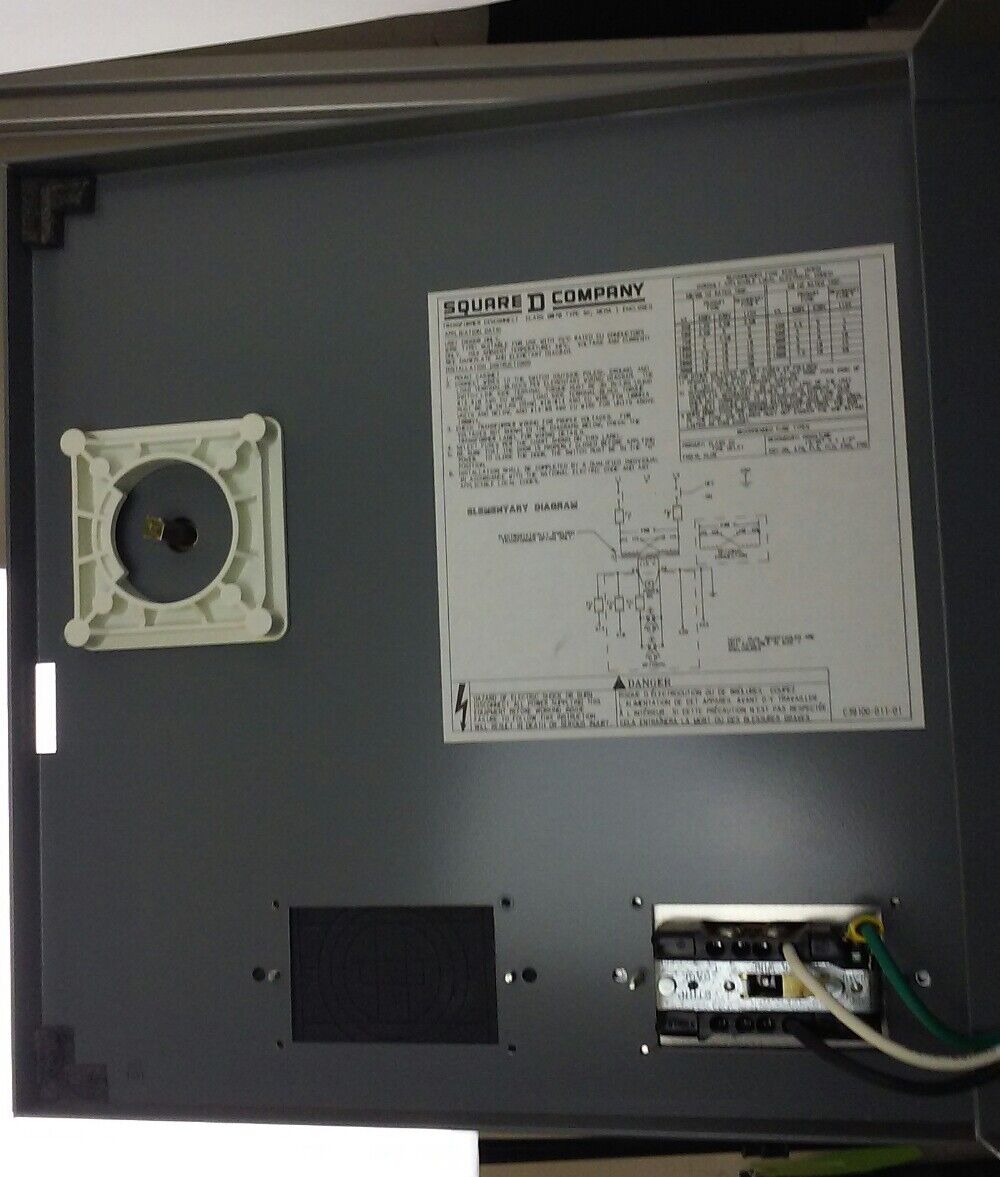 SQUARE D TRANSFORMER DISCONNECT CLASS 9070 TYPE SK1000G2 SERIES A, 600VAC MAX