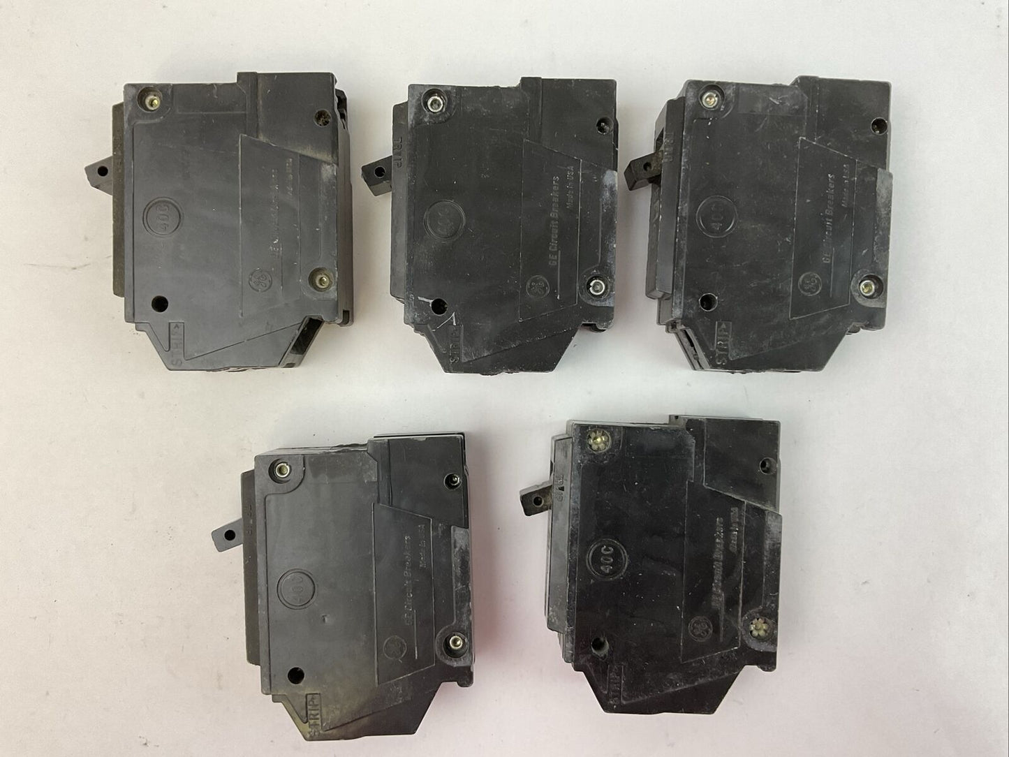 GE THQL1125 25AMP 120/240VAC 1POLE CIRCUIT BREAKER (LOT OF 5)