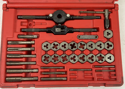 MAGNA 95975 TAP AND DIE SET ***MISSING PIECES READ DESCRIPTION***