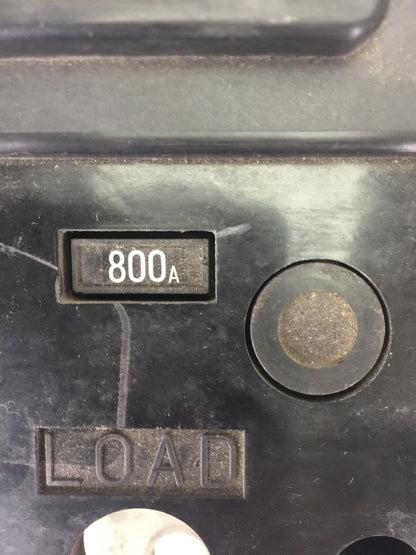 FUJI ELECTRIC EA803AS NON AUTO SWITCH 800A 500VDC CIRCUIT BREAKER