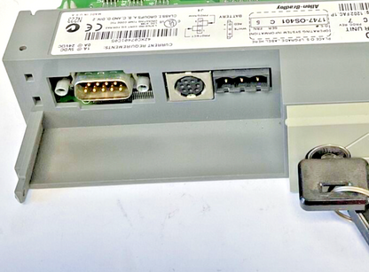 ALLEN BRADLEY 1747-L542 SER.C PREC.REV.7 PROCESSOR UNIT SER.D 24VDC*NOCOVERDOOR*