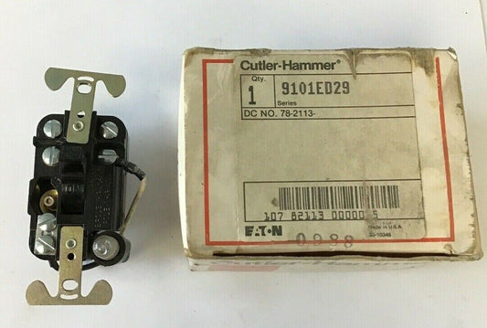 CUTLER HAMMER 9101ED29 2POLE 115-230V MOTOR STARTER