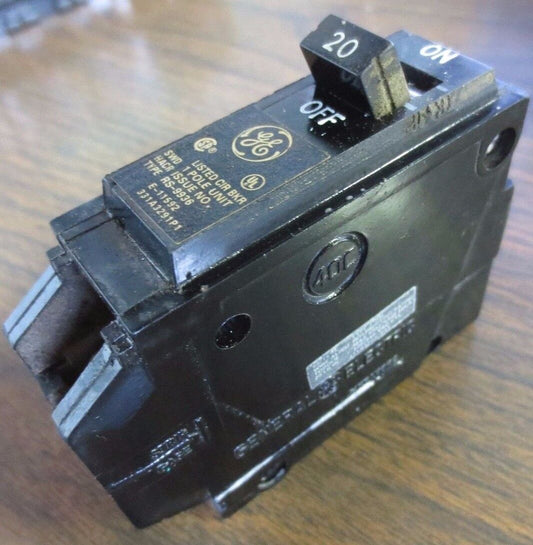 GE THQL1120 Q-LINE CIRCUIT BREAKER 20A, 120/240V, 1-POLE