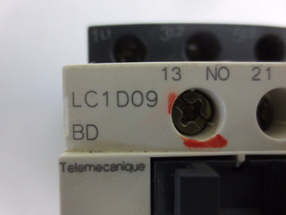 SCHNEIDER / TELEMECANIQUE LAD4TBDL w/ LC1D09 CONTACTOR 24V