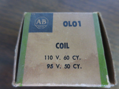 ALLEN-BRADLEY 0L01 OPERATING COIL 110V 60Hz / 95V 50Hz - NEW SURPLUS