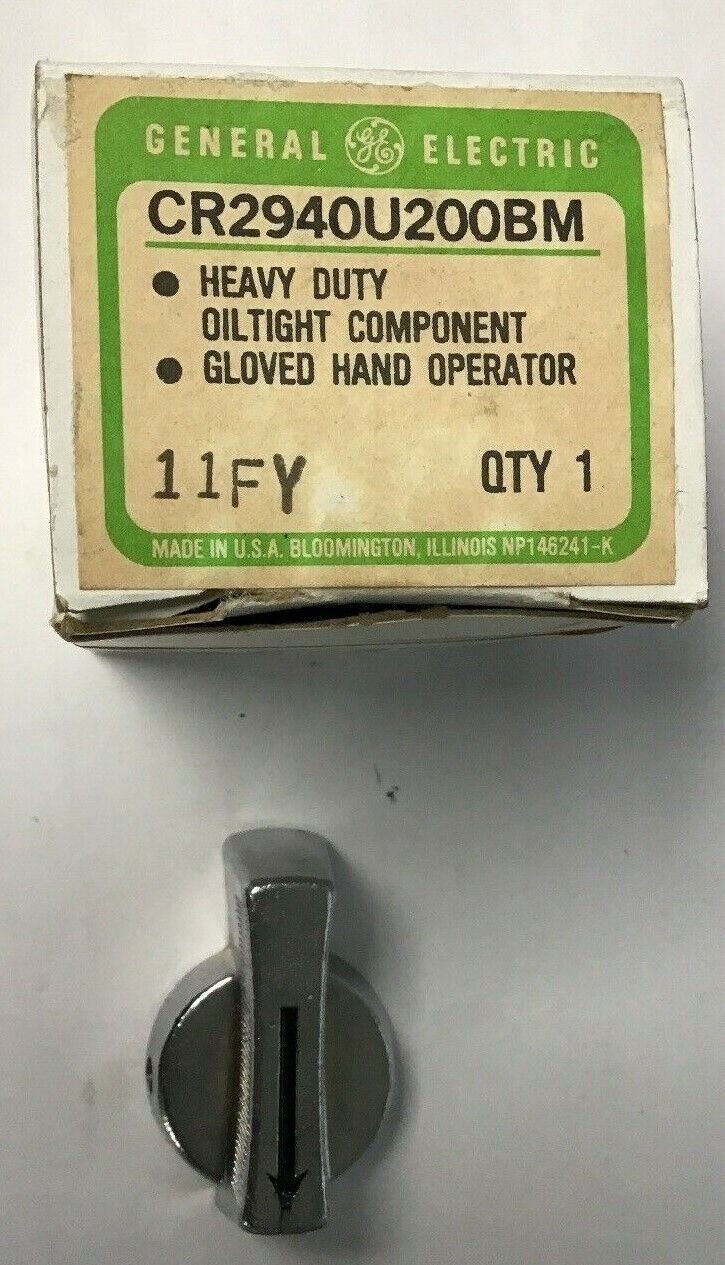 GENERAL ELECTRIC CR2940U200BM HEAVY DUTY OILTIGHT COMPONENT GLOVED HAND OPERATOR