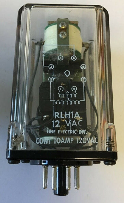LINE ELECTRIC RLH1A RELAY 120VAC 10A