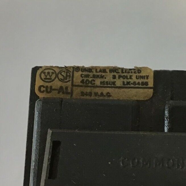 WESTINGHOUSE QPHW3030H CIRCUIT BREAKER 240VAC 3POLE