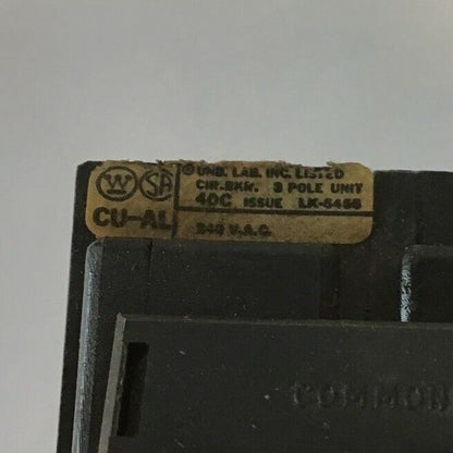 WESTINGHOUSE QPHW3030H CIRCUIT BREAKER 240VAC 3POLE