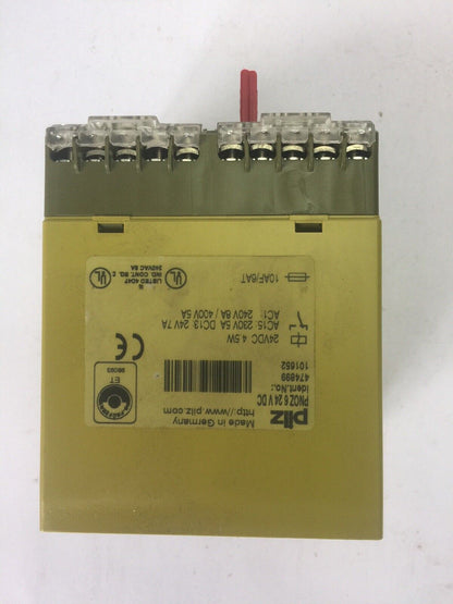 PILZ PNOZ 6 24 VDC SAFETY RELAY 24VDC 4.5W