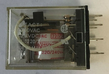 OMRON MY2 RELAY 220/240VAC 5A ***LOTOF4***