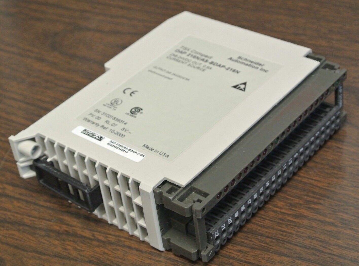 SCHNEIDER DAP 216N/AS-BDAP-216N CURRENT SOURCE MODULE 2X8 24VDC OUT / 0.5A