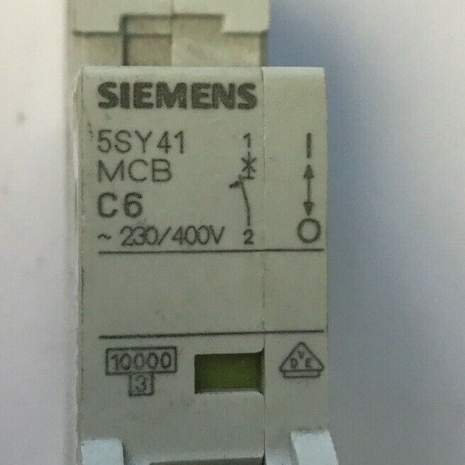 SIEMEN 5SY41 MCB C6 CIRCUIT BREAKER 250VAC/440V