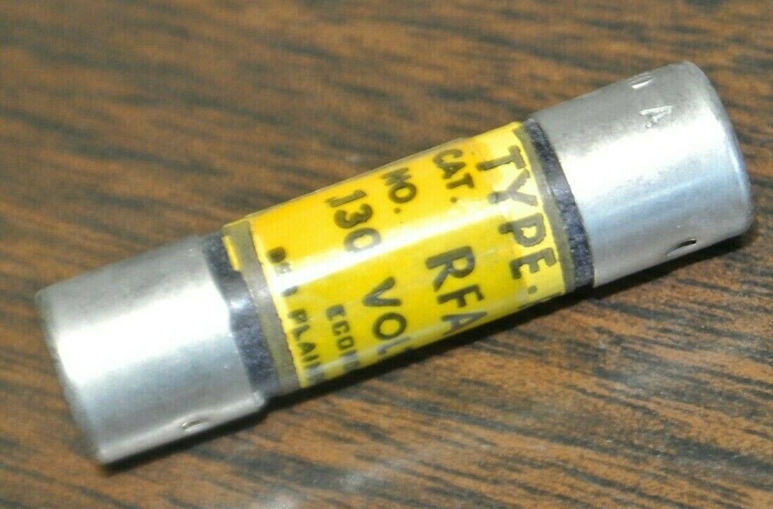 ECONOMY RFA30 TYPE RF FUSE / 30A / 130V / NEW SURPLUS / EACH