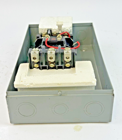 ALLEN-BRADLEY - 509-CAD SER. A -MAG MOTOR CONTROLLER W/ TYPE 1 ENC 120V COIL-NEW