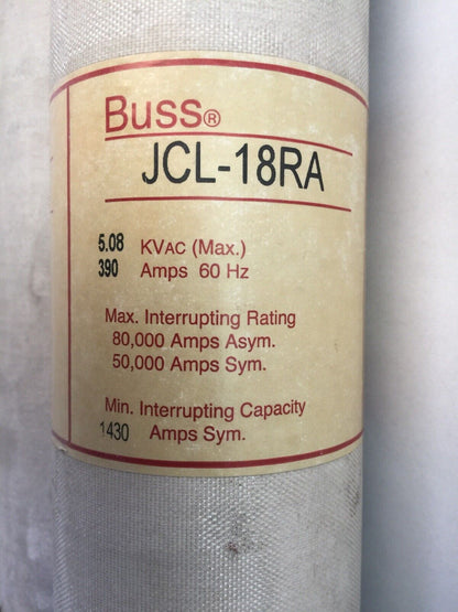 BUSS JCL-18RA FUSE 5.08KVac 390AMP 60HZ