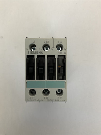 SIEMENS 3RT10261AC20 CONTACTOR 35A 600VAC 20HP 3POLE COIL 24V 50/60HZ