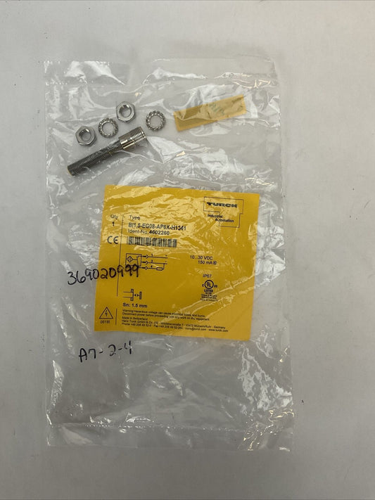 TURCK BI1,5-EG08-AP6X-H1341 PROXIMITY SENSOR 10...30VDC 150mA