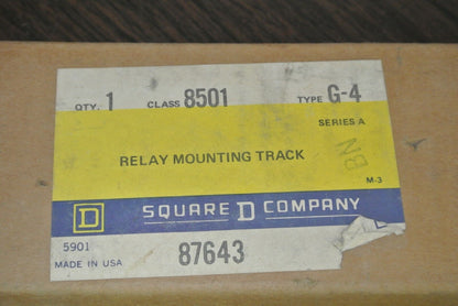 SQUARE D 8501 G-4, Ser. A - RELAY MOUNTING TRACK - NEW SURPLUS