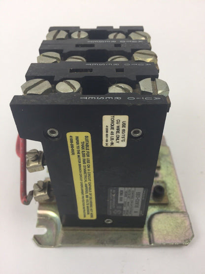 ALLEN BRADELY 593-COV16 OVERLOAD RELAY SER A 120-600VAC NEMA B600