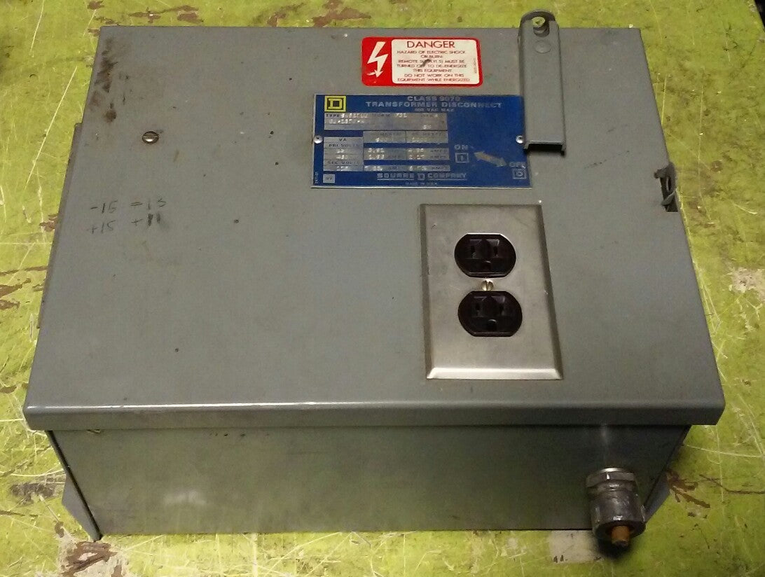 Square D Transformer Disconnect - Class 9070 - Type SK5271U (QJ-1370-A) - 600 V