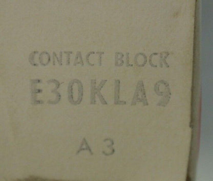 CUTLER-HAMMER E30KLA9 CONTACT BLOCK - NEW SURPLUS