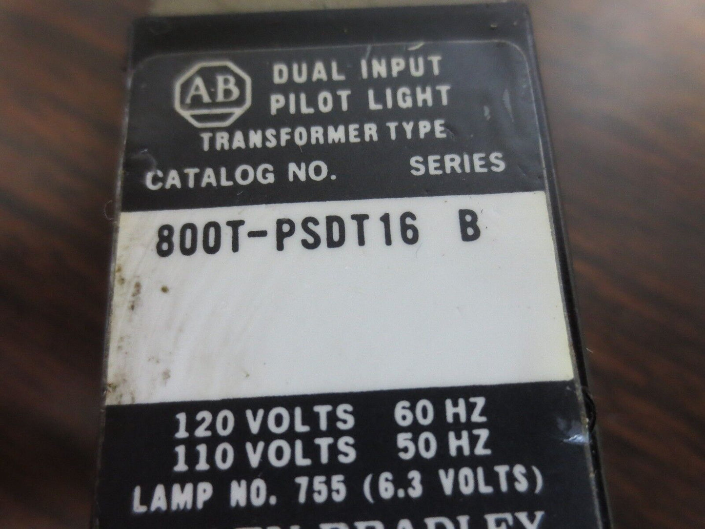 ALLEN-BRADLEY 800T-PSDT16 Ser. B DUAL INPUT PILOT LIGHT, GREEN - LOT of 10