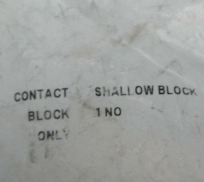 ALLEN-BRADLEY 800T-XD1 / SHALLOW BLOCK CONTACT BLOCK / NEW SURPLUS