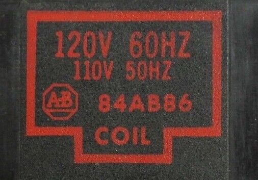 ALLEN-BRADLEY 84AB86 OPERATING COIL - 110V, 50Hz, 120V, 60Hz  NEW SURPLUS NO BOX