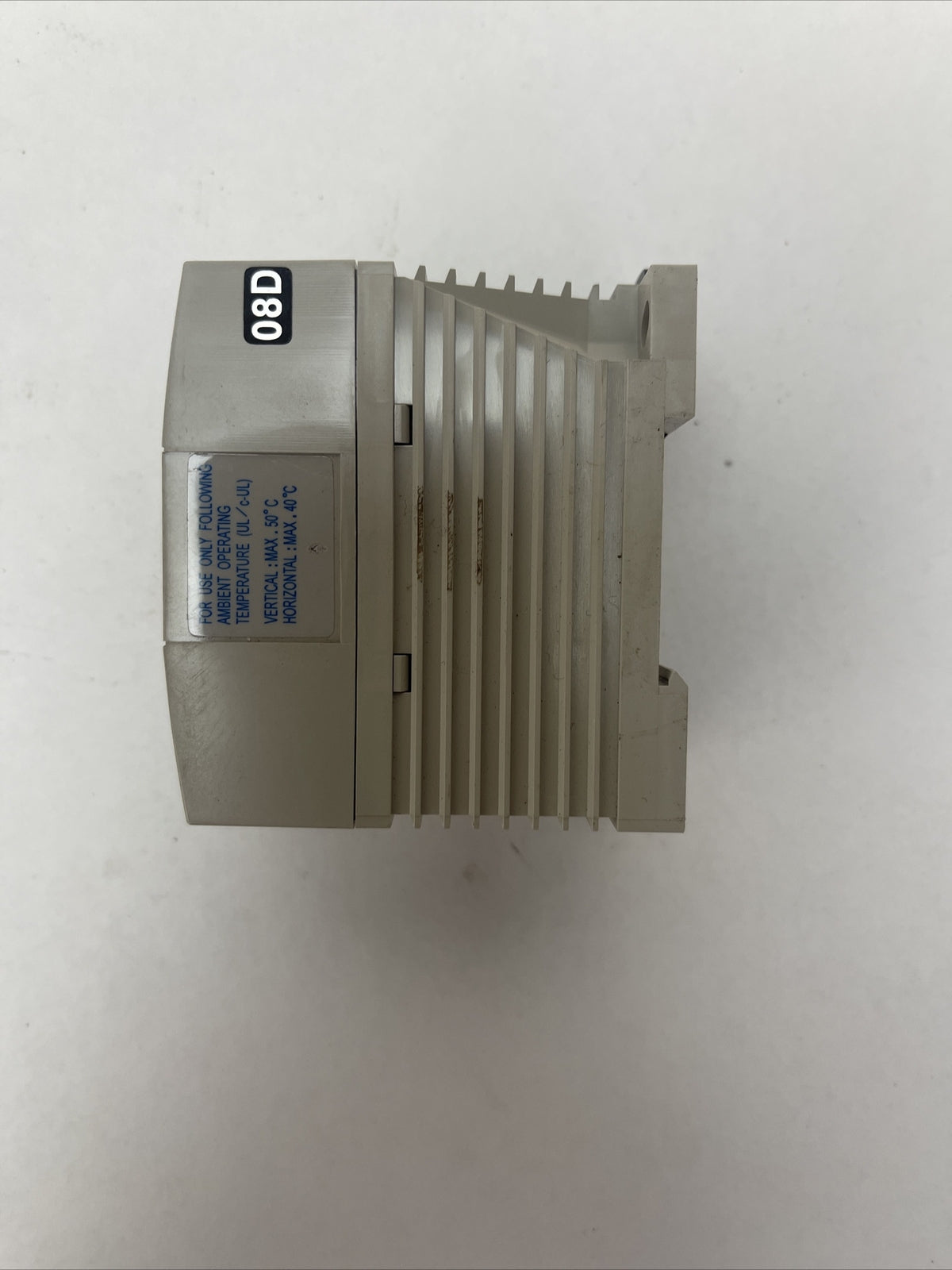 IDEC PS5R-A12 POWER SUPPLY INPUT 100-240VAC 0.17A OUTPUT 12VDC 0.6A