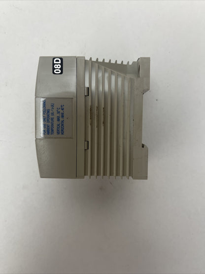 IDEC PS5R-A12 POWER SUPPLY INPUT 100-240VAC 0.17A OUTPUT 12VDC 0.6A