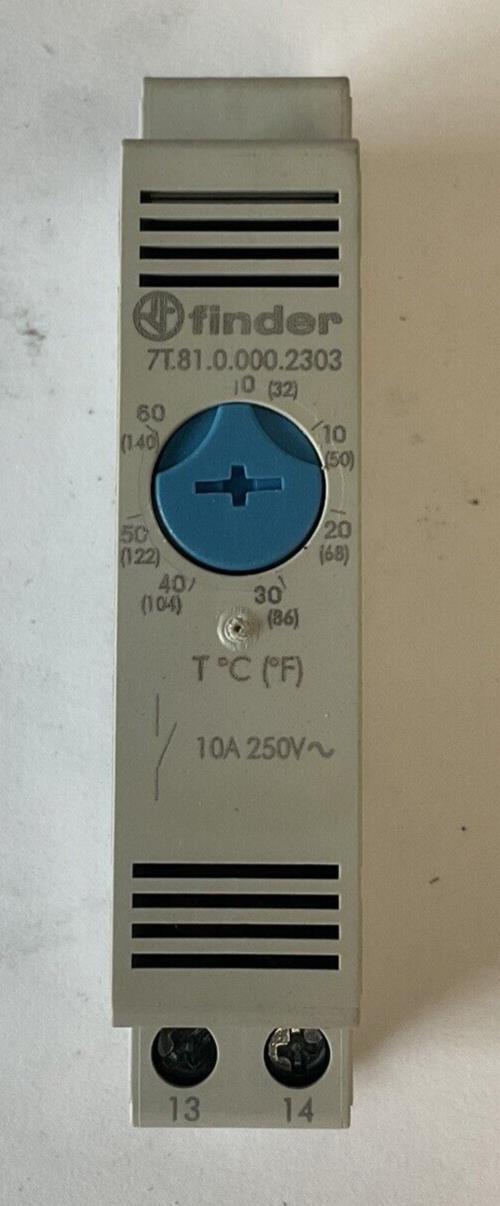 FINDER THERMOSTAT 7T.81.0.000.2303 10A-250VAC ***LOTOF2***