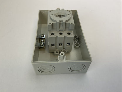 ALLEN BRADLEY 194E-Y25-1753-6N SER B LOAD SWITCH ENCLOSURE 25A