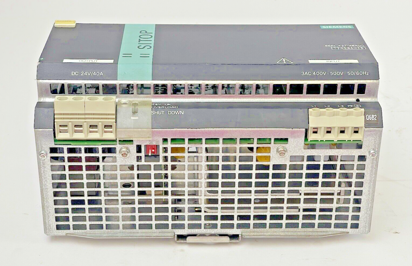 SIEMENS - 6EP1437-3BA00 - SITOP MODULAR POWER SUPPLY - 400-500V 3AC, 40A, 3 PH