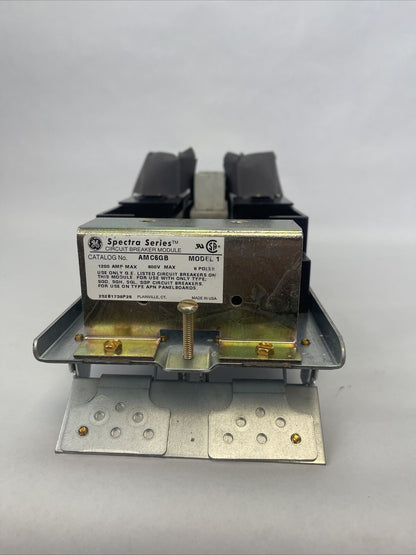 GE AMC6GB SPECTRA SERIES CIRCUIT BREAKER MODULE MODEL 1 6POLES 1200AMP 600V