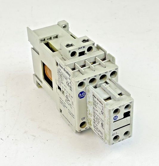ALLEN BRADLEY - 100-C310Z*10 SER. A 25VDC COIL CONTACTOR & 100-F SER A CONTACTOR