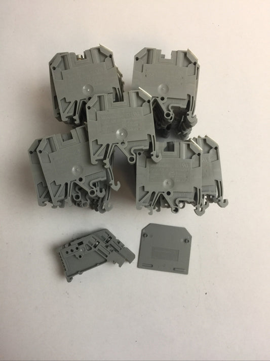 WEIDMULLER TERMINAL SAK 4/EN (LOT OF 41) EW 35(LOT OF 2) AP SAK4-10(LOT OF 1)