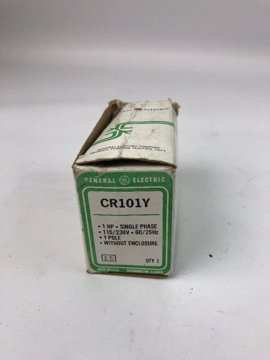 GE CR101Y 1HP SINGLE PHASE 115/230V 60/25HZ 1 POLE WITHOUT ENCLOSURE