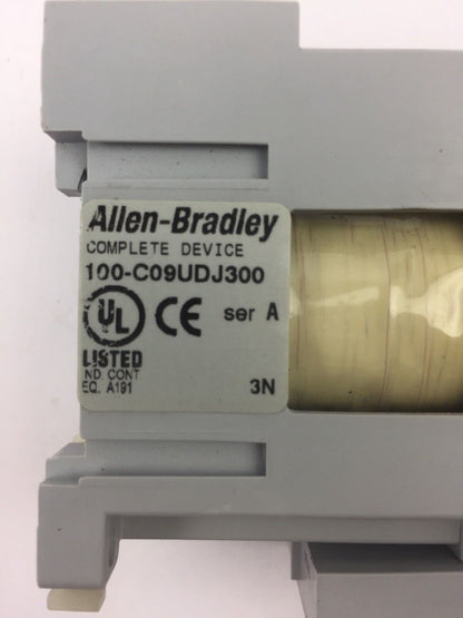 ALLEN BRADLEY 100-C09UDJ300(100-C09D*300 CONTACTOR & 100-FSD250 SURGE PROTECTOR