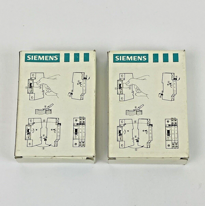 SIEMENS *LOT OF 2* - 5SX9100 -AUXILIARY CONTACT BLOCK -MINIATURE CIRCUIT BREAKER