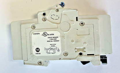 ALLEN-BRADLEY 1489-M1D200 CIRCUIT BREAKER 20A 10KA SER.D 277VAC 50/60HZ