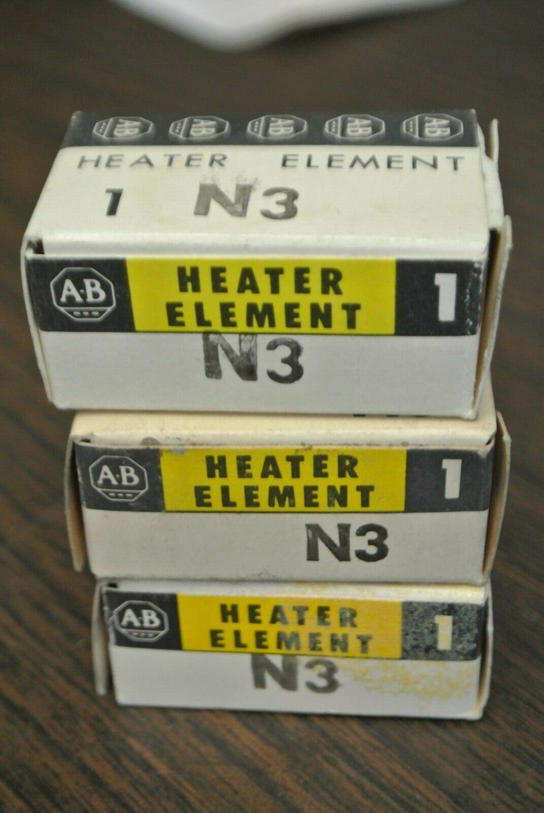LOT of 3 / ALLEN-BRADLEY N3 THERMAL OVERLOAD HEATER ELEMENT / NEW SURPLUS