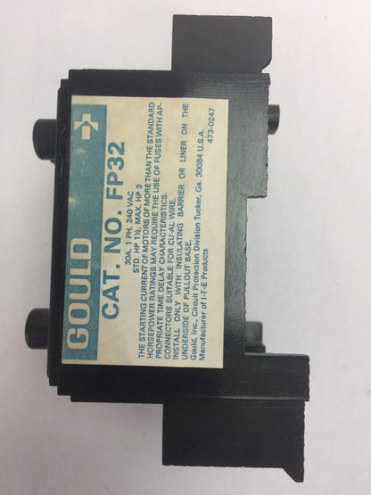 GOULD FP32 30A 1PH 240VAC 3HP