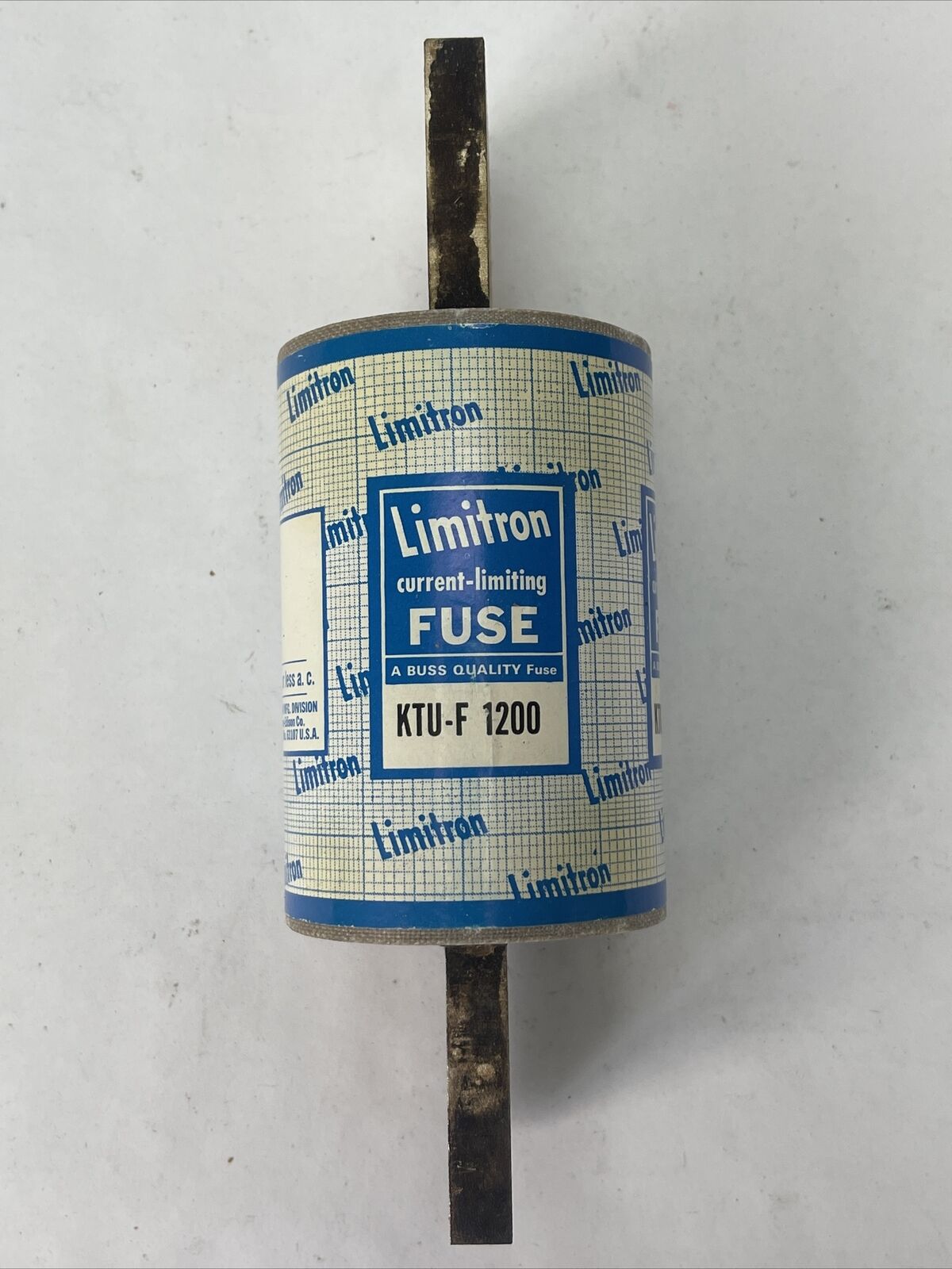 BUSS KTU-F 1200 LIMITRON CURRENT-LIMITING FUSE 1200AMP 600VAC