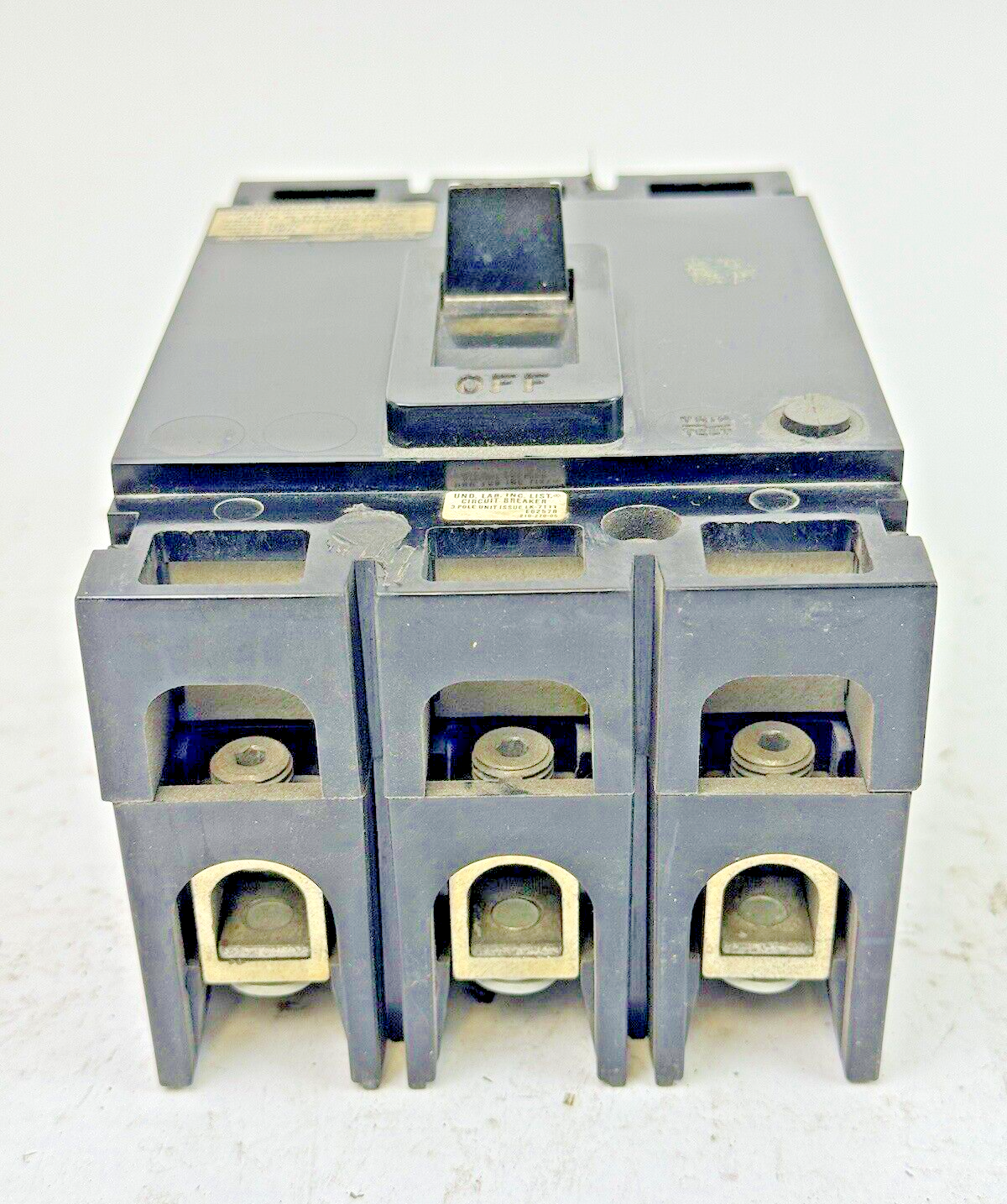 GTE/ SYLVANIA - SEH-3-C-125 - CIRCUIT BREAKER - TYPE SEH, 125 A, 480 VAC, 3 POLE