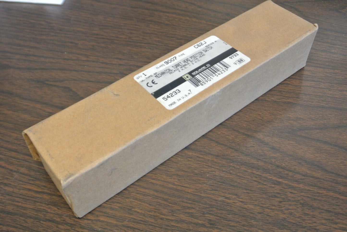 SQUARE D 9007 C62J MECHANICAL TURRET HEAD POSITION (LIMIT) SWITCH / NEW SURPLUS