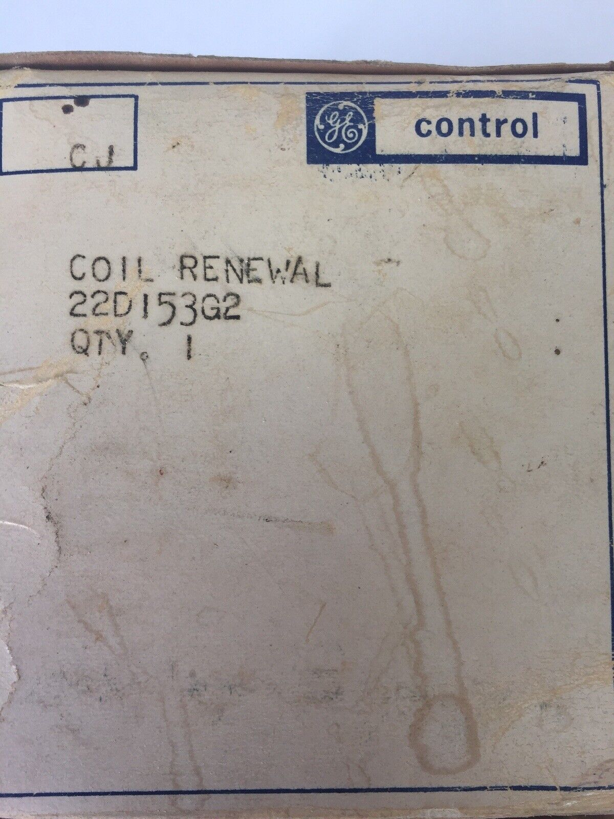 GE 22D153G2 COIL 110V 60HZ 92V 50HZ